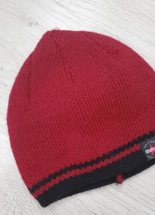 Шапочка вовна бордо