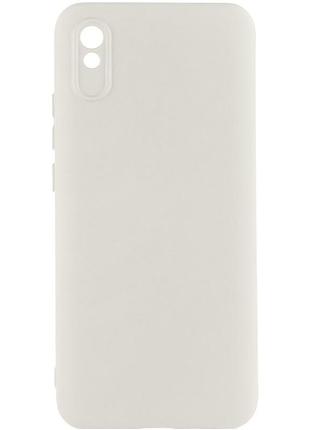Чохол silicone cover lakshmi full camera (aaa) для xiaomi redmi 9a білий / white