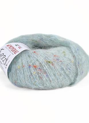 Пряжа tweedy/твиди, светло-бирюзовый 706, mondial