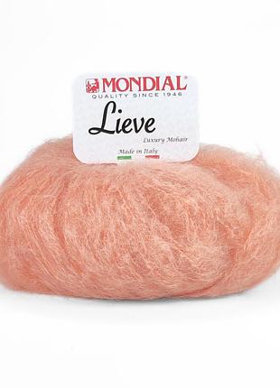 Пряжа lieve/лив, персиковый 69, mondial