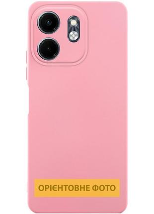Чехол tpu getman liquid silk full camera для motorola moto g15 4g розовый / pink