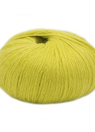 Пряжа soft lino/софт лино, лимонный 22, laines du nord
