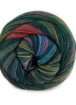 Пряжа stripes/поэма стрипс, мультиколор-полоска 4, laines du nord