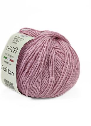 Пряжа etrofil jeans/этрофил джинс,светло-розовый 011, etrofil