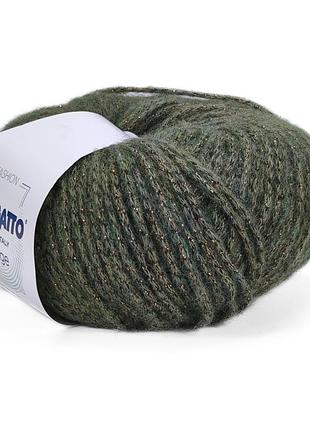 Пряжа lounge/лаунж, оливковый 30501, lana gatto