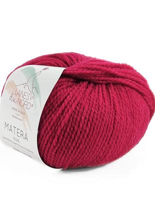 Пряжа matera/матера, малиновый 8, laines du nord