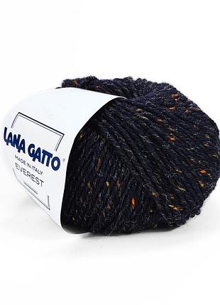 Пряжа everest/еверест, черный 10214, lana gatto