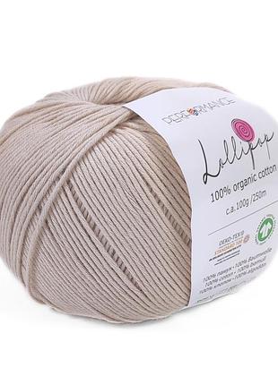 Пряжа lollipop/лолипоп, светло-бежевый 1002, performance