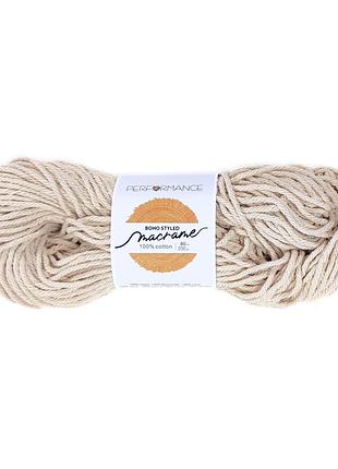 Пряжа macrame boho styled/макраме бохо стайл, молочный 2019, performance