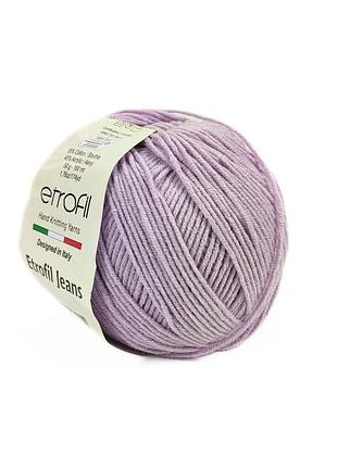 Пряжа etrofil jeans/этрофил джинс,светло-сиреневый 016, etrofil