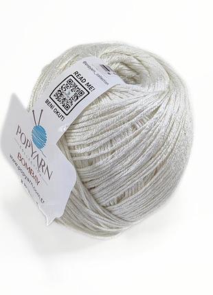 Пряжа bombay/бомбей, молочный в-155, popyarn