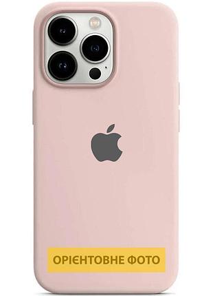Чехол silicone case full protective (aa) для apple iphone 17 (6.3") розовый / chalk pink