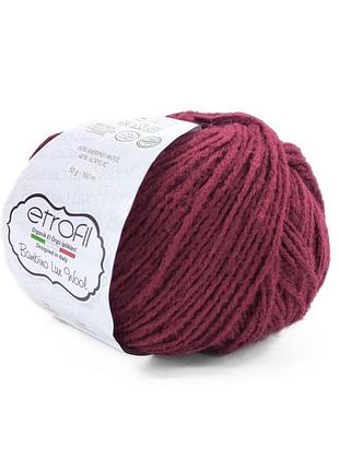 Пряжа bambino lux wool/бамбино люкс вул, вишнёвый 70316, etrofil