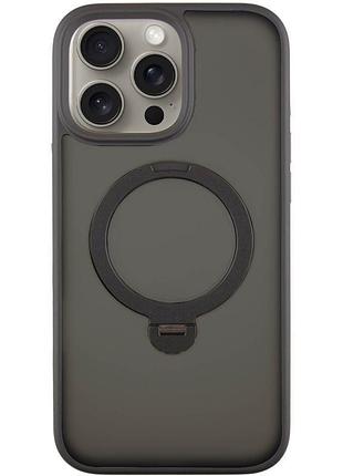 Чехол ummi colorful with magsafe hq ring для apple iphone 14 pro (6.1") black