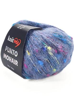 Пряжа punto mohair/пунто мохер, сіро-блакитний 03, knit me