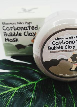 Маска elizavecca корея bubble clay mask