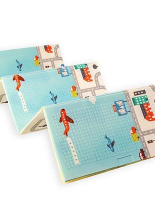 Детский складной развивающий термоковрик 200х150х0.6см "дорога | лес" (235) sw-00000155