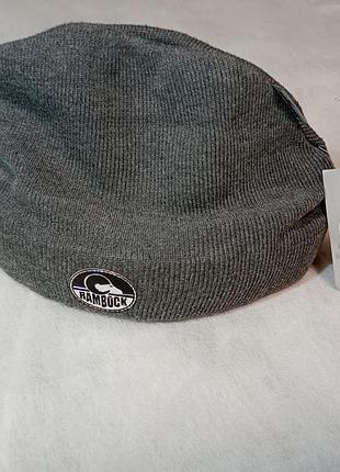 Новая зимняя шапка противоударная горнолыжная rambuck, safe&amp;cool,85h040l, размер l, цвет серый,100% acrylic