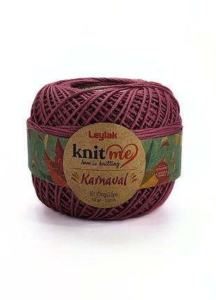 Пряжа karnaval/карнавал, сизый 01723, knit me