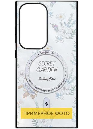 Tpu+pc чохол soft secret garden with magfit для samsung galaxy s25 white