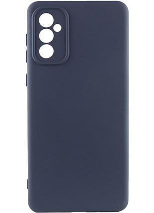 Чехол tpu getman liquid silk full camera для samsung galaxy a36 5g синий / midnight blue
