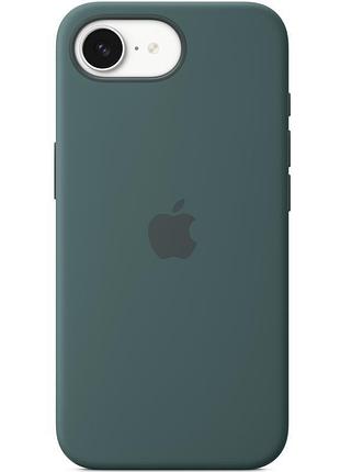 Чехол silicone case (aaa) with magsafe для apple iphone 16e (6.1") lake green