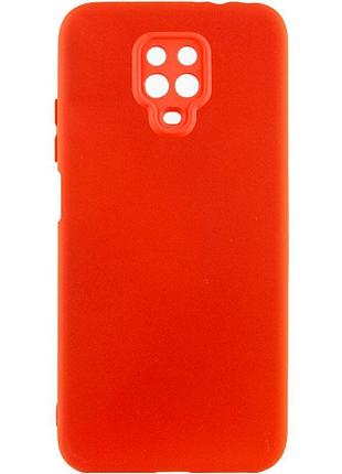 Чехол tpu getman liquid silk full camera для xiaomi redmi note 9s / note 9 pro / note 9 pro max красный / red