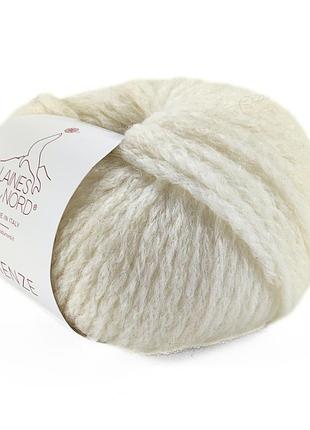 Пряжа firenze/фірензе, білий 2, laines du nord