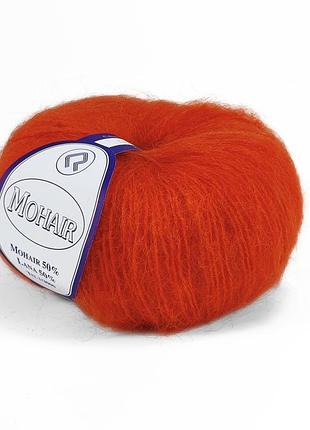Пряжа mohair/мохер, мандариновый 2470, campolmi