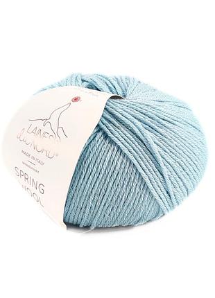 Пряжа spring wool/спрінг вулл, світло-блакитний 7, laines du nord