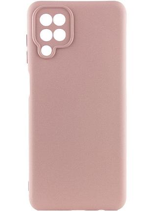 Чехол silicone cover ummi lakshmi full camera (aa) для samsung galaxy a12 розовый / pink sand