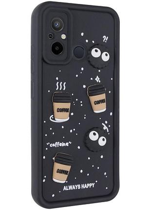 Чохол tpu toys case для xiaomi redmi 12c / poco c55 black / always happy