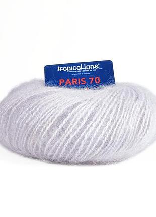 Пряжа paris 70/париж 70, серый жемчуг 544, tropical lane