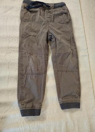 Утепленные брюки на резинке