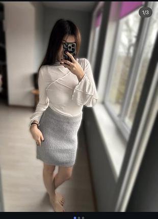 🩶сіренька спідничка від plt 🩶