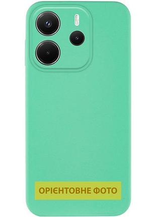 Чохол silicone cover ummi lakshmi full camera (aa) для xiaomi redmi note 14 pro 4g/5g ментоловий / mint