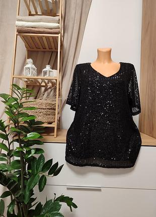 Стил на блуза в паєтки!