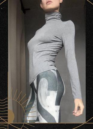 Гольф довгий рукав кофта бавовна трикотаж лонгслів водолазка база oldmoney cos