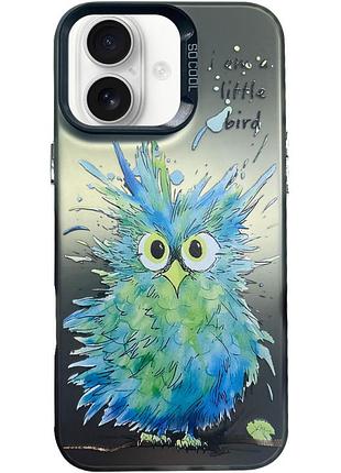 Чехол tpu+pc so cool для apple iphone 16 (6.1") little bird