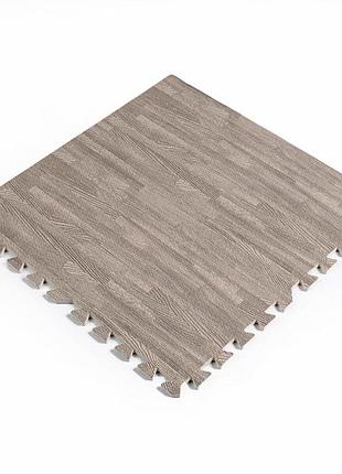 Підлога пазл - модульне підлогове покриття 600x600x10мм сіре дерево (мр9) sw-00000209