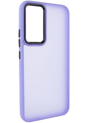 Чехол tpu+pc lyon frosted для xiaomi poco x3 nfc / poco x3 pro purple