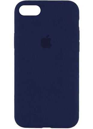 Чохол silicone case full protective (aa) для apple iphone 6/6s (4.7") синій / deep navy