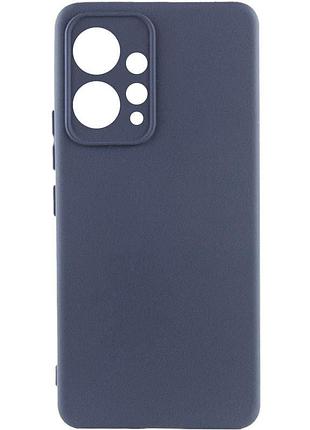 Чохол silicone cover lakshmi full camera (aa) для xiaomi redmi note 12 4g синій / midnight blue