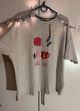 Різдвяна футболка george