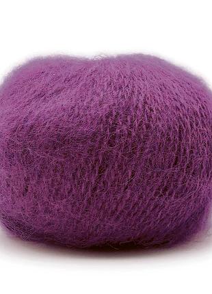Пряжа dolce mohair/дольче мохер, фиалковый 733, mondial