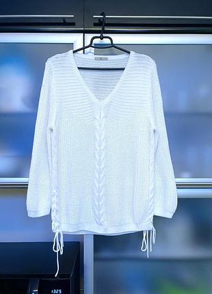 Tu жіночий білий джемпер