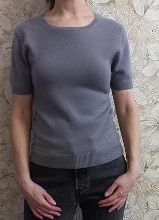 Maddison кашемировый свитерок с коротким рукавом