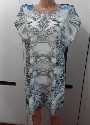 Вечiрня блискуча сукня пайетки туніка