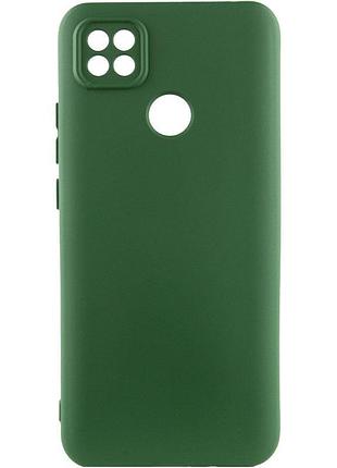 Чохол tpu getman liquid silk full camera для xiaomi redmi 9c зелений / dark green
