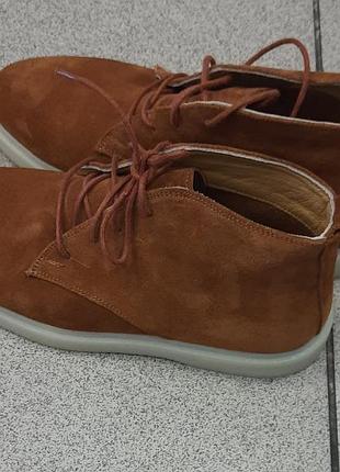 Ботинки женские демисизон замша рыжая р40